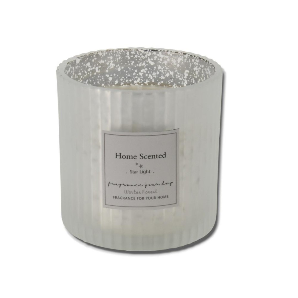 CANDELA IN VETRO 9CM 2ASS